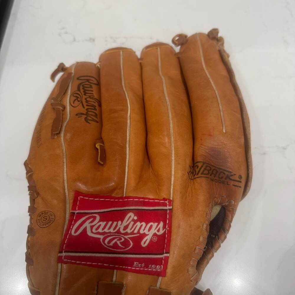 Rawlings RBG4 13” Slanted Basket Web Fastback Baseball Softball Glove RHT Nice!